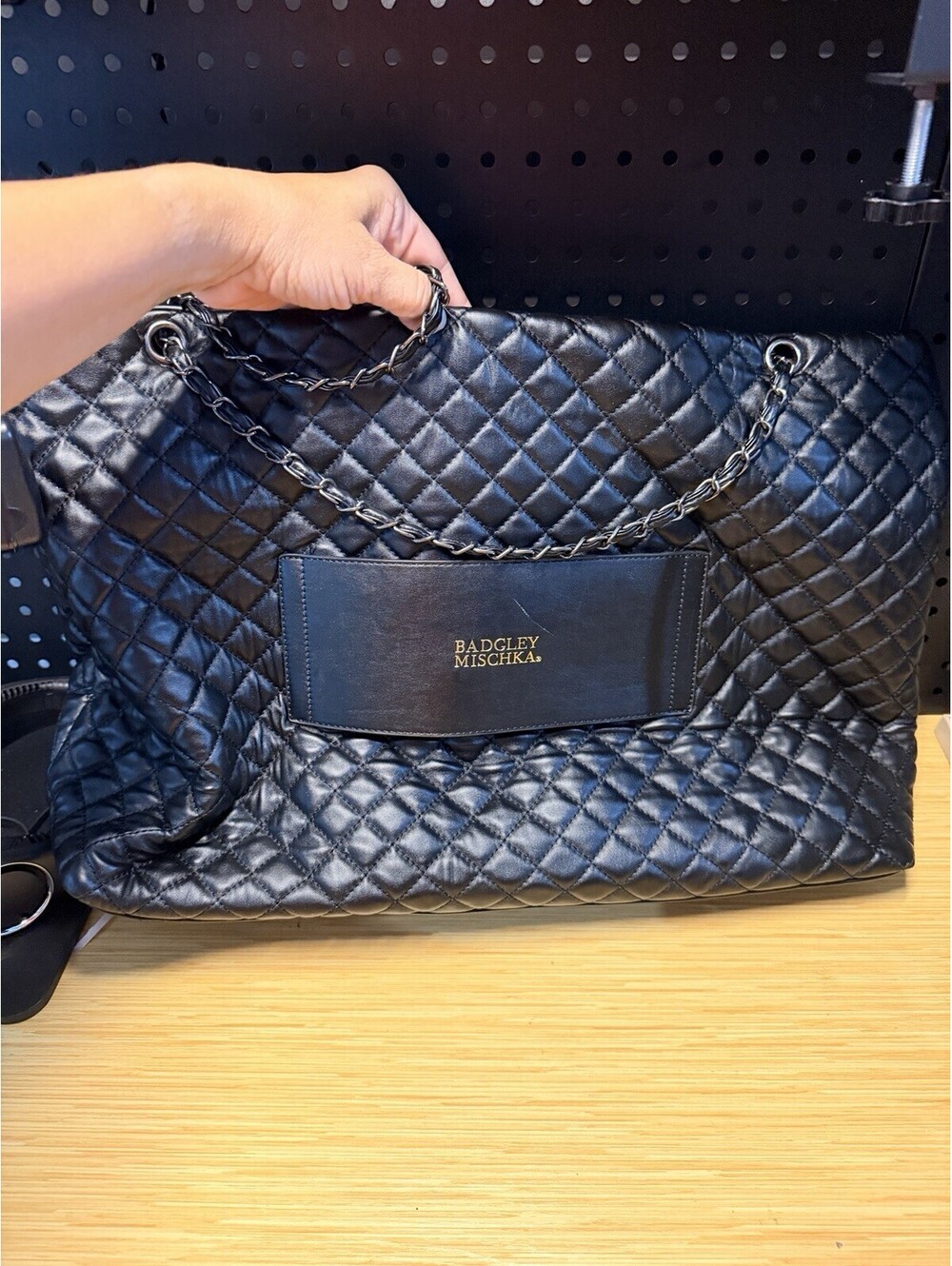 Badgley Mischka Diana Travel Weekender Bag – Black